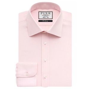 Thomas Pink Arthur Shirt Slim Fit 15 38R $185 NWT